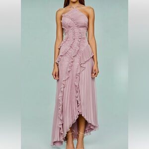 ⭐️NWT⭐️ lilac pink asymmetrical dress size Small